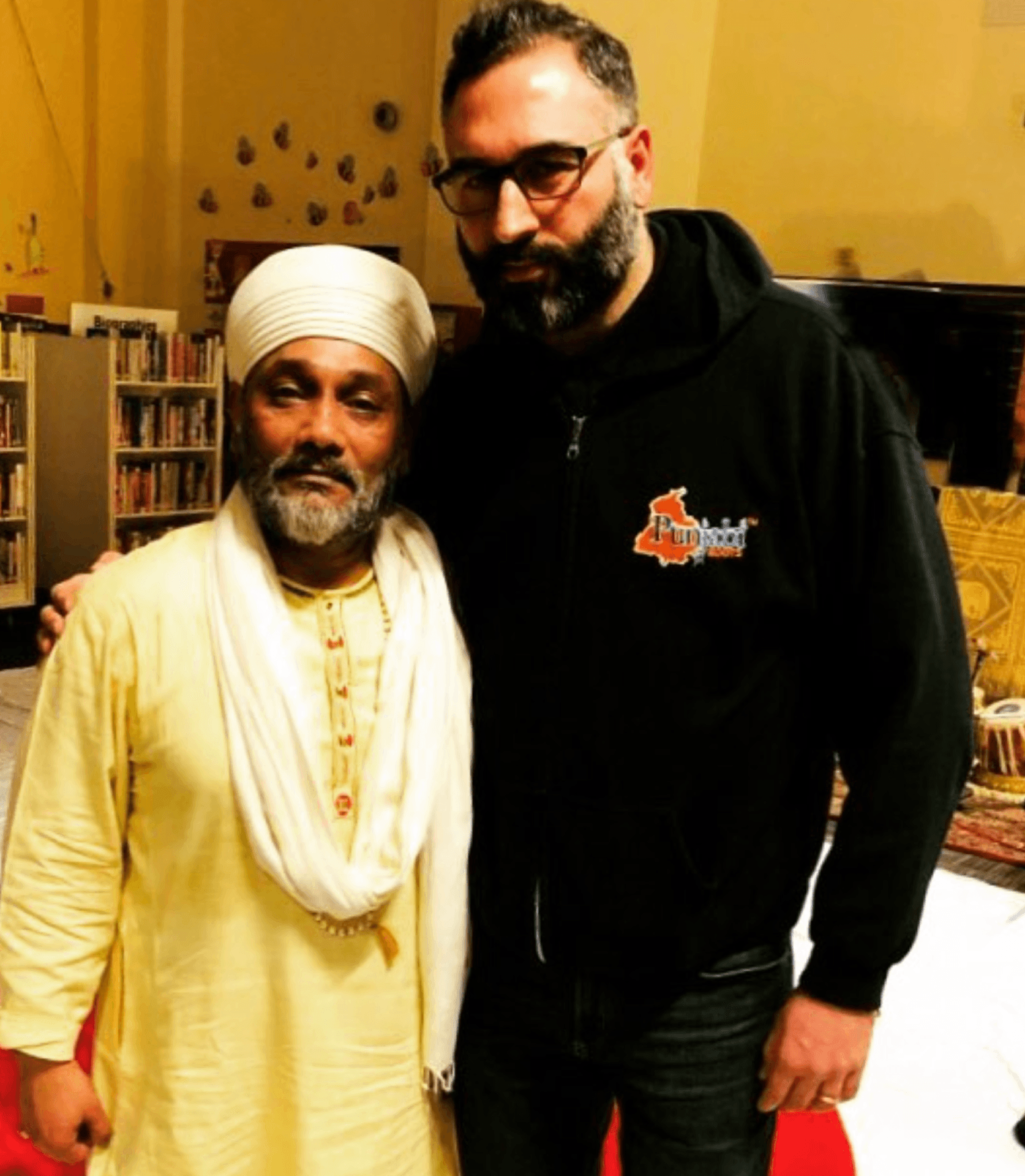 Taj connecting with the music community